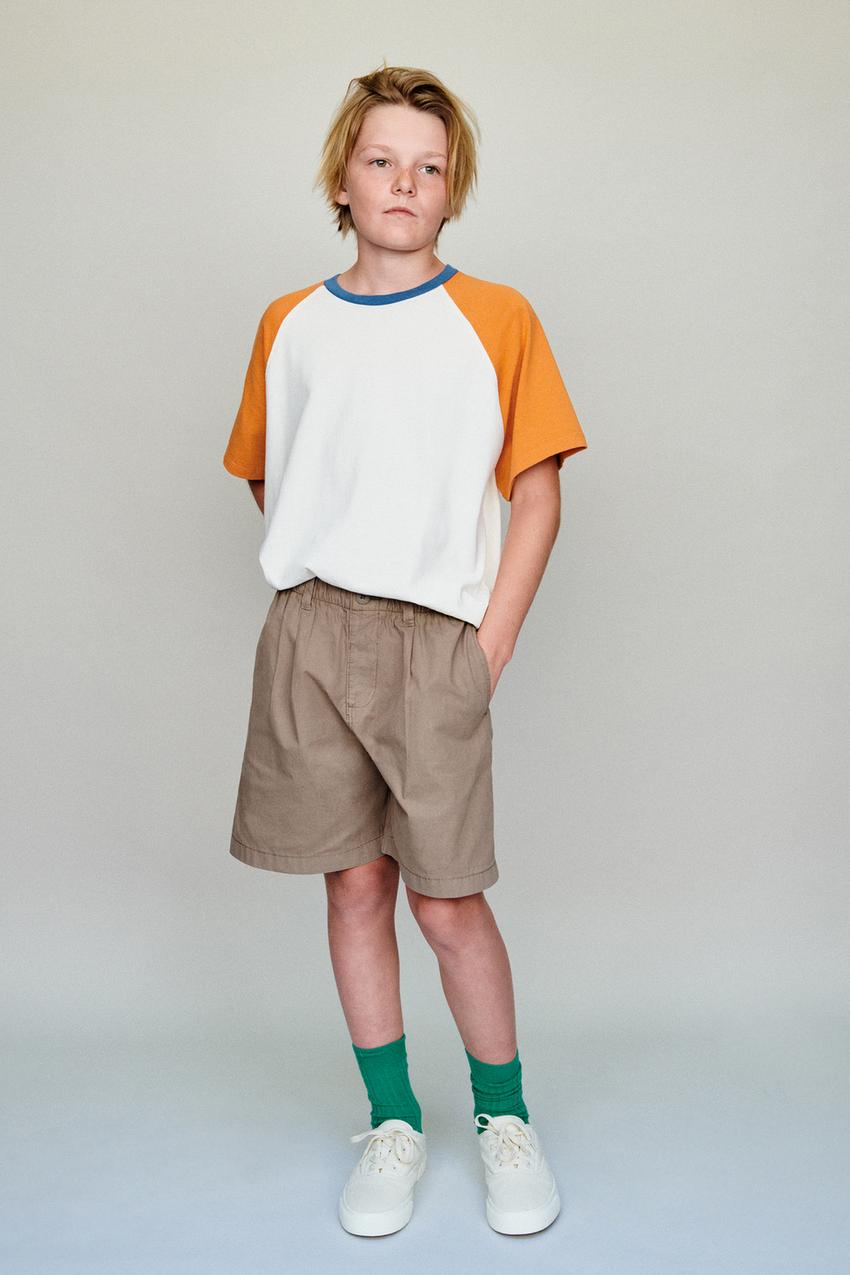 ZARA BALLOON ELASTIC SHORTS — photo 1