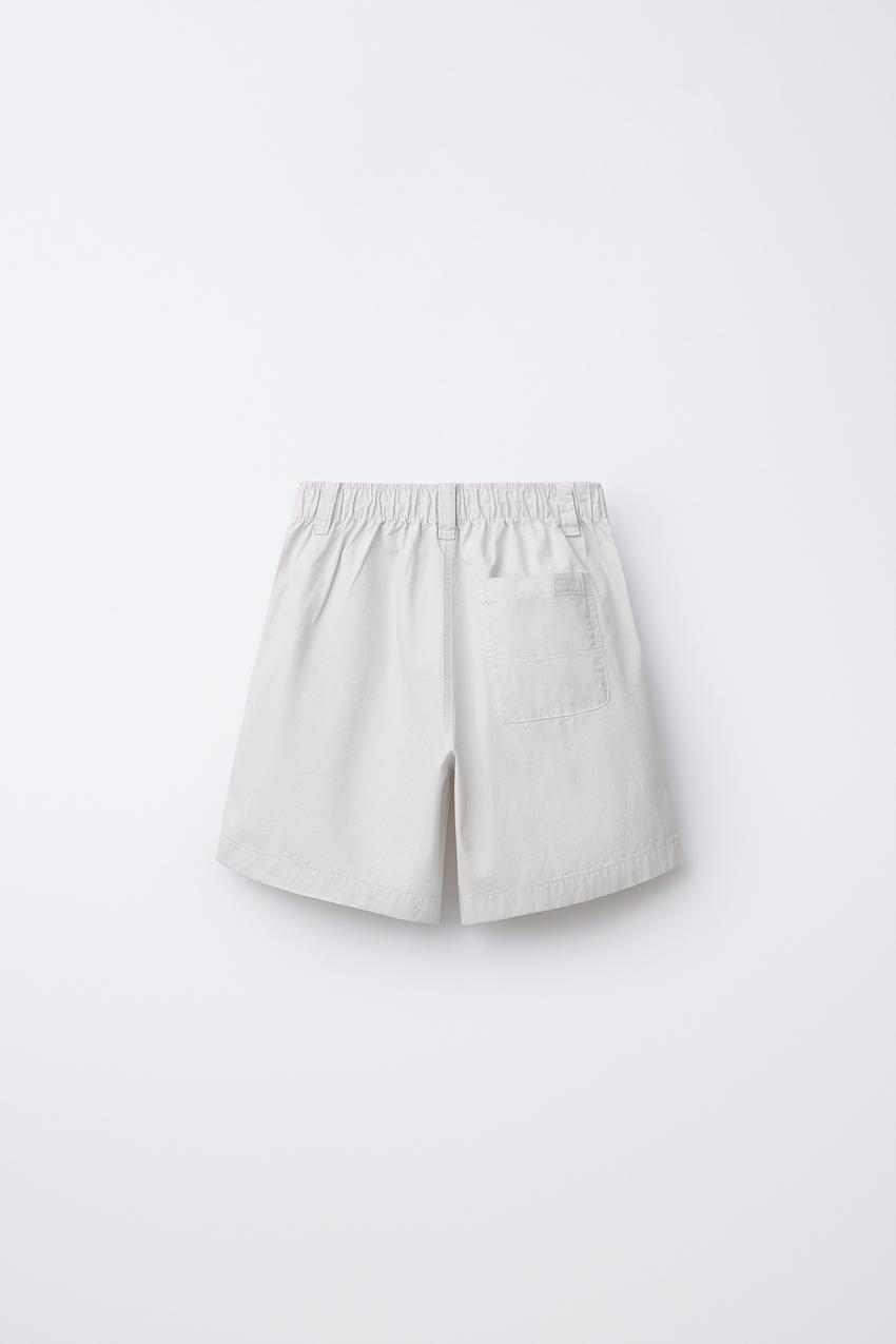 ZARA BALLOON ELASTIC SHORTS — photo 2