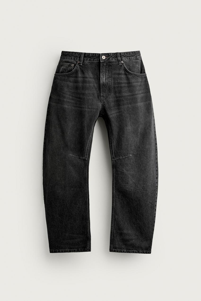 ZARA STRAIGHT BARREL FIT JEANS — photo 1