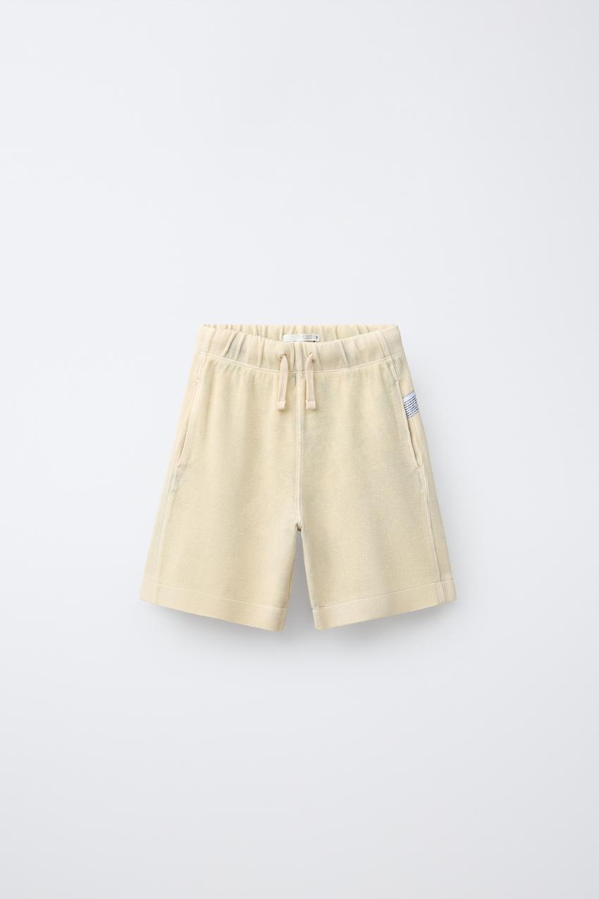 ZARA GARMENT DYED SHORTS — photo 1