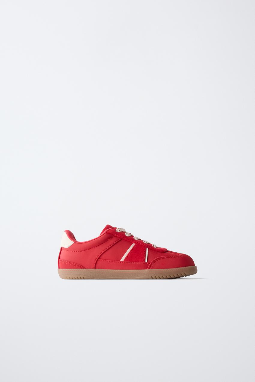 ZARA COLOR-BLOCK HIGH-TOP SNEAKERS — photo 1