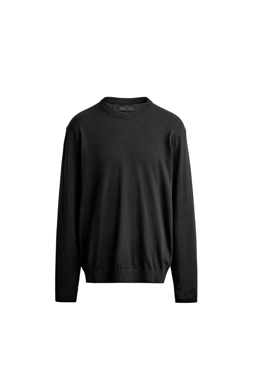 ZARA COTTON-CASHMERE REGULAR FIT SWEATER — photo 3