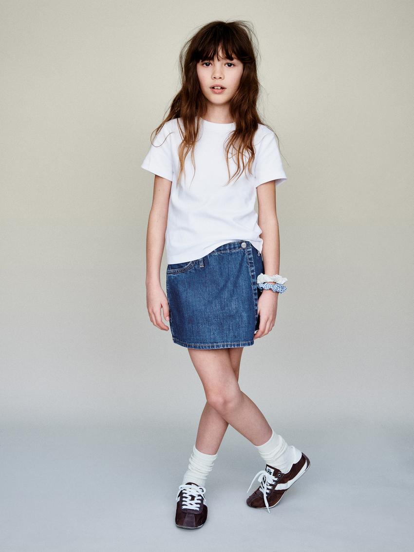 ZARA DENIM SKORT — photo 2