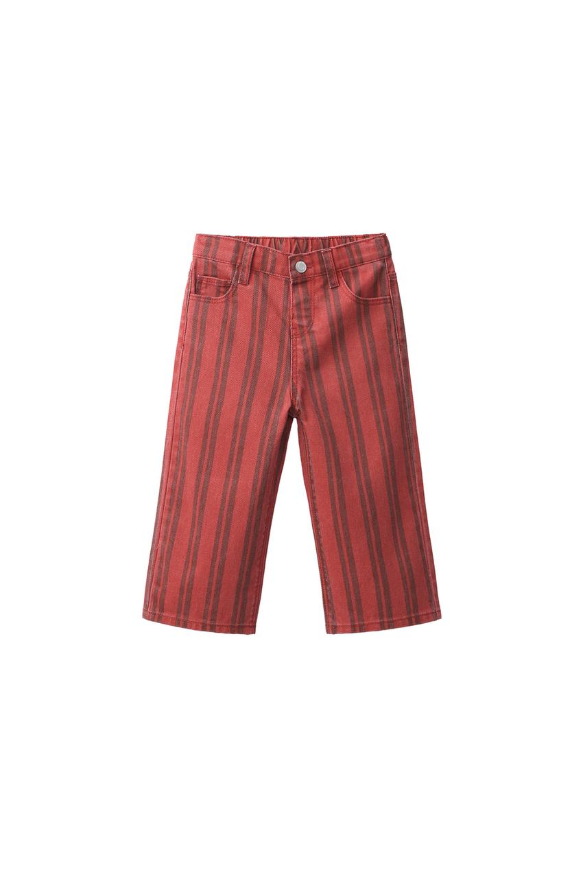 ZARA STRIPED CULOTTE PANTS — photo 3