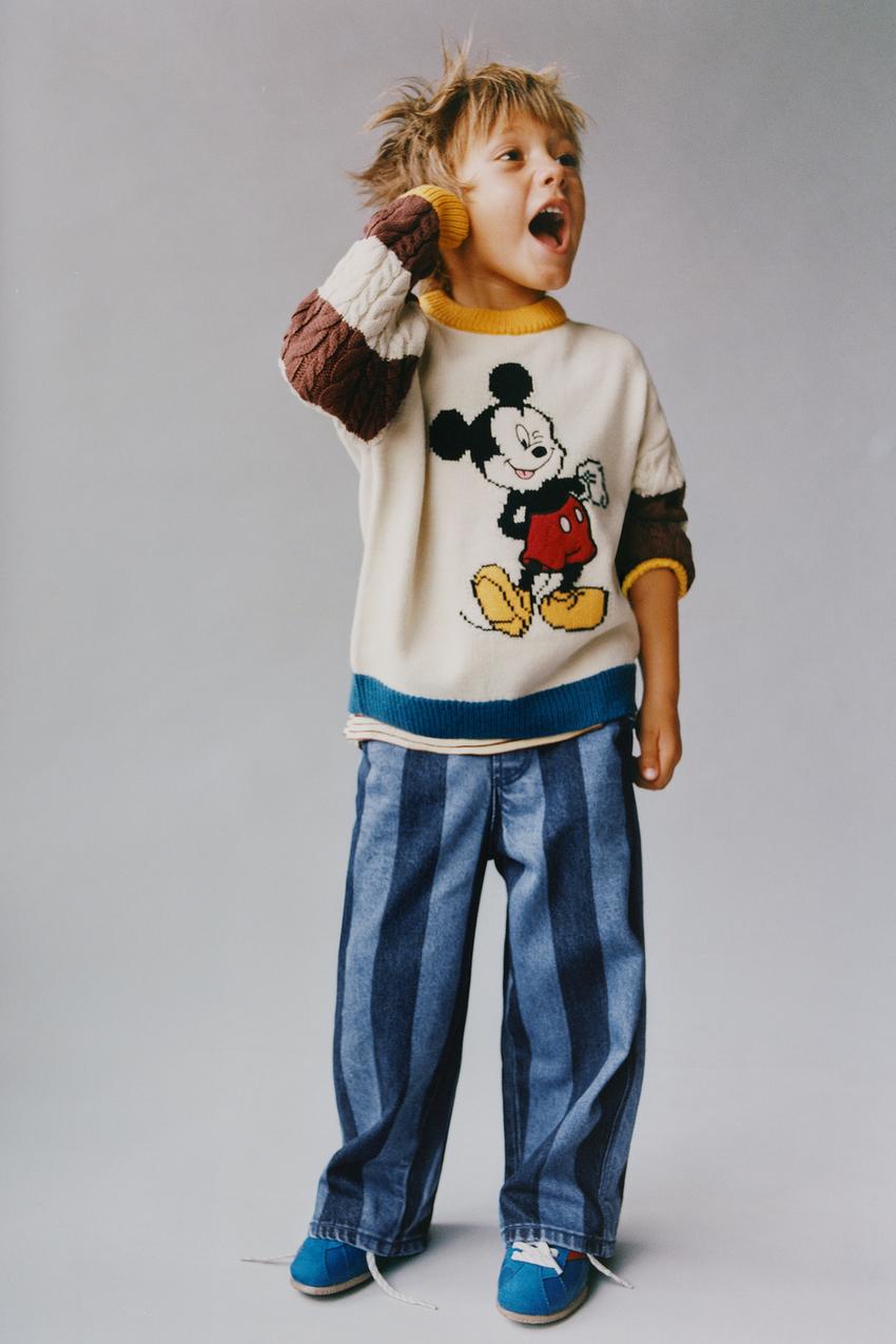 ZARA MICKEY MOUSE © DISNEY KNIT SWEATER — photo 1