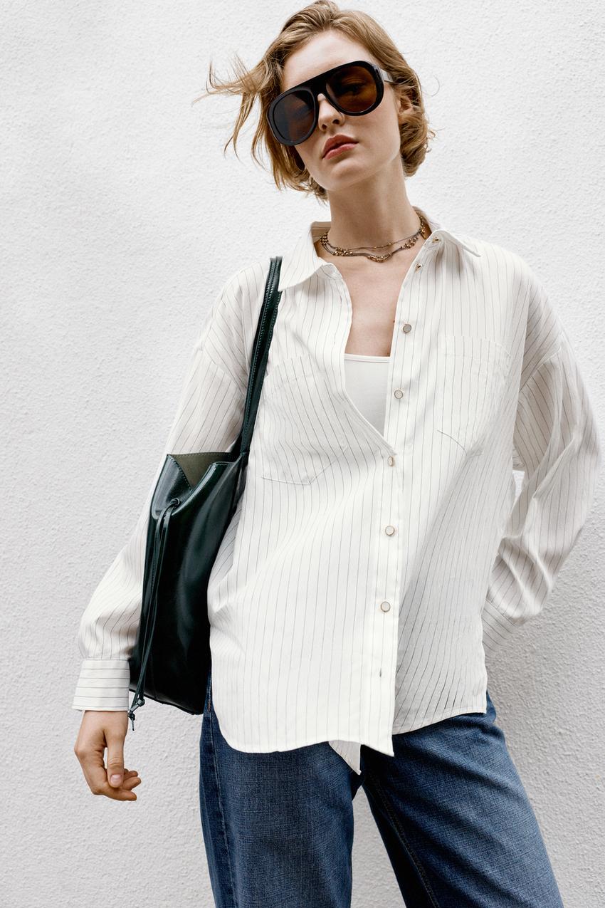 ZARA STRIPED SHIRT — photo 1