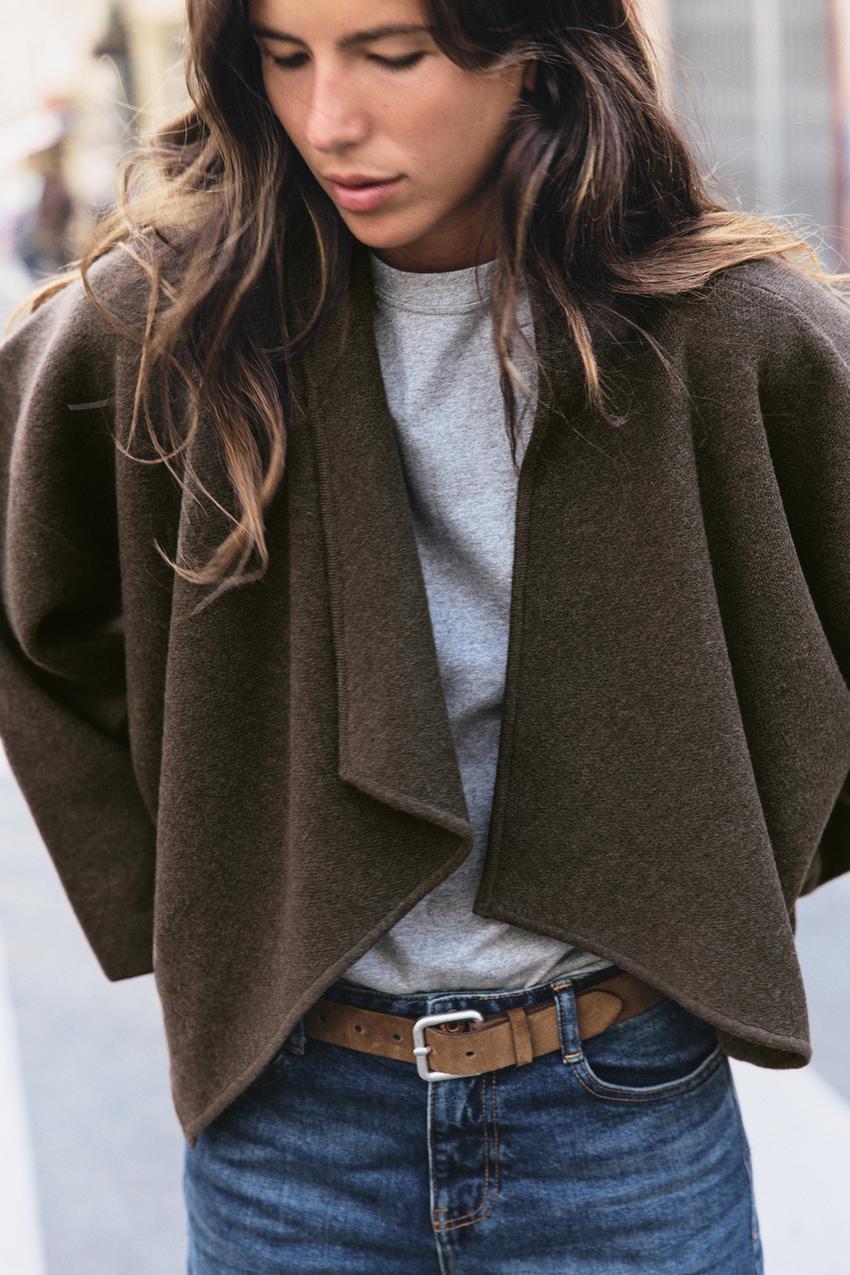 ZARA OPEN KNIT JACKET — photo 1