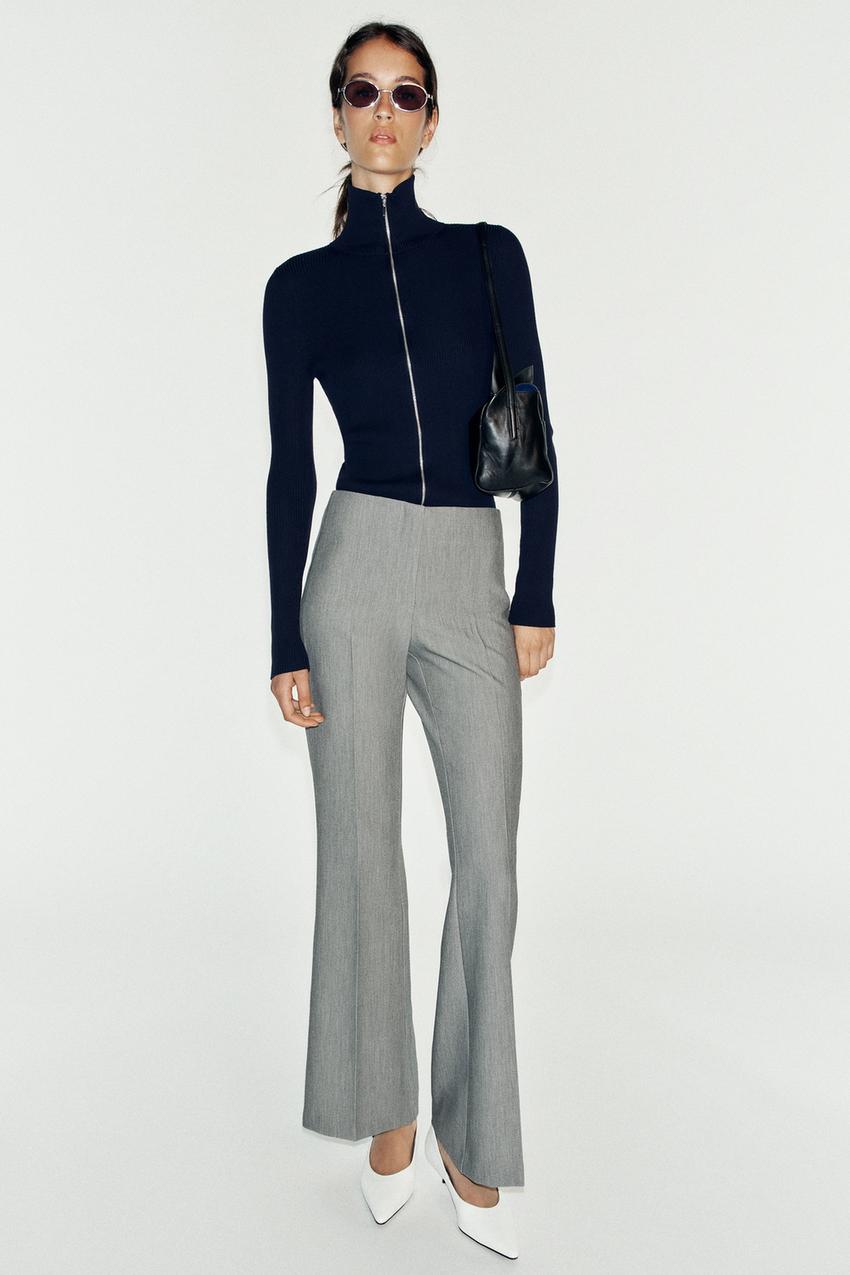 ZARA LOW-RISE FLARE PANTS — photo 2