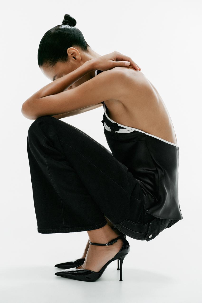 ZARA PATENT HIGH-HEEL SHOES — photo 2
