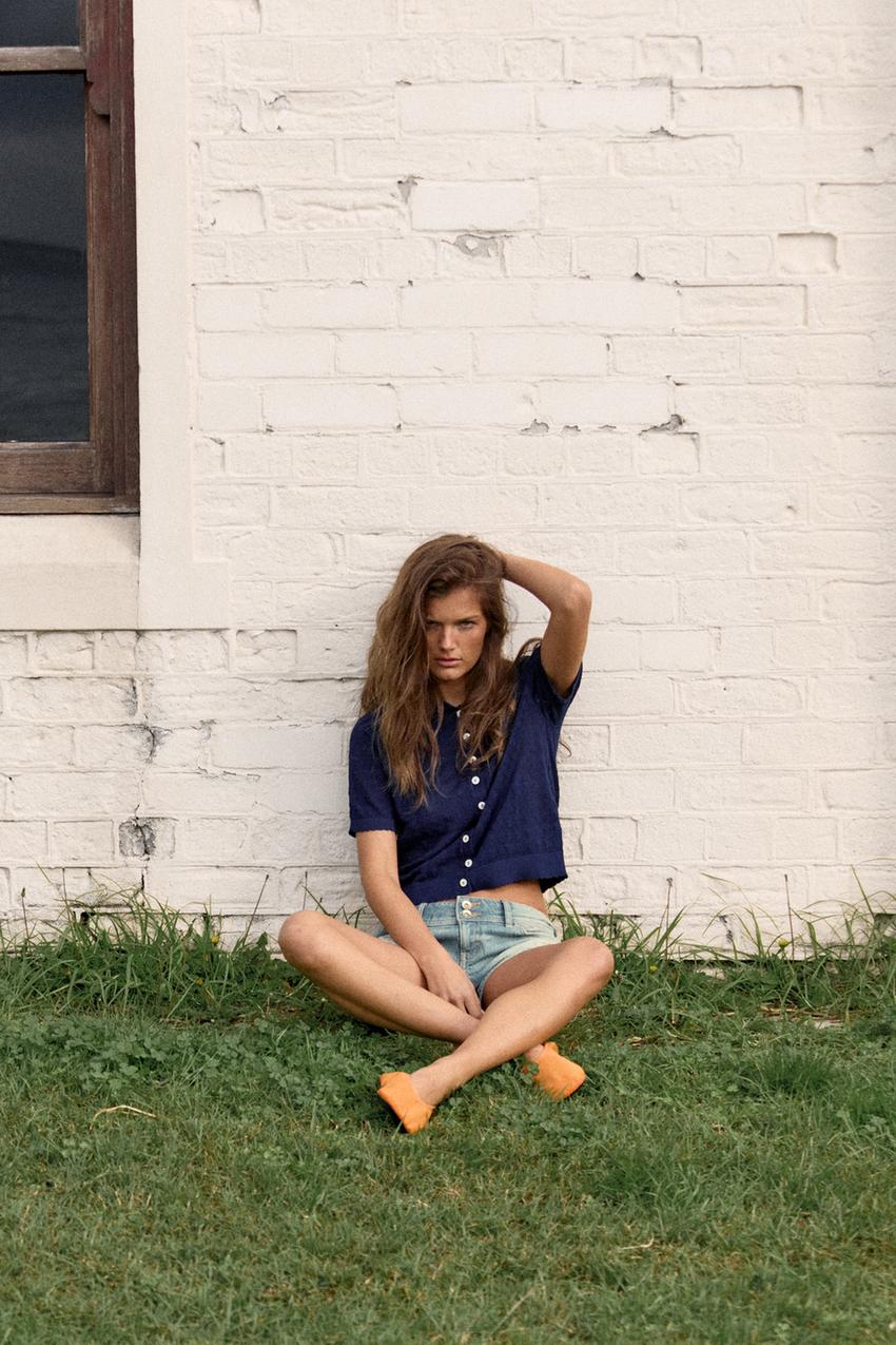 ZARA SHORT SLEEVE CARDIGAN — photo 2