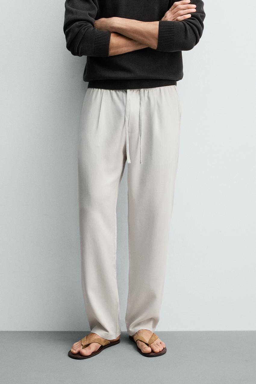 ZARA 100% LYOCELL RELAXED FIT PANTS — photo 2