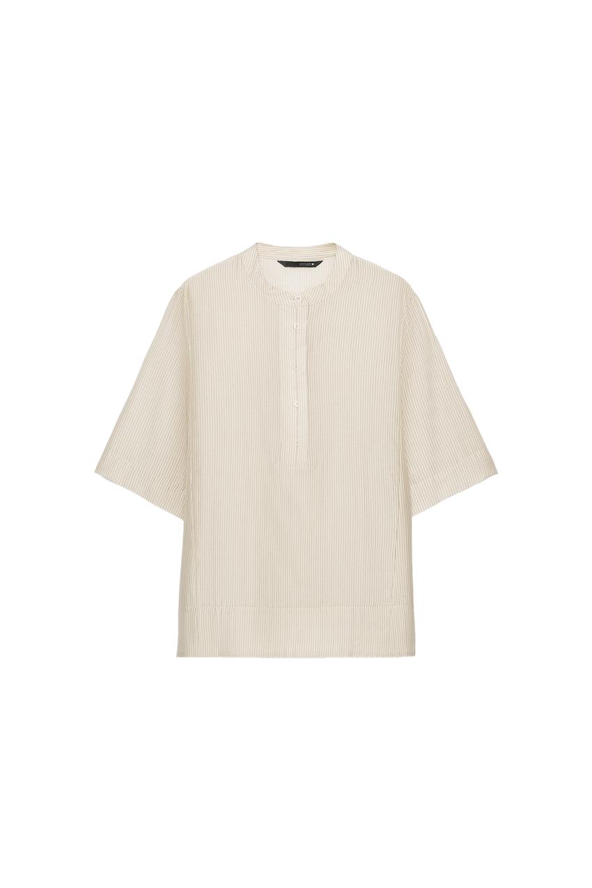 ZARA SHORT SLEEVE FLOWY BLOUSE ZW COLLECTION — photo 3