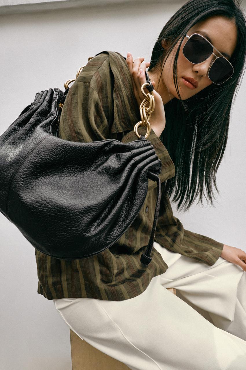 ZARA GATHERED SHOULDER BAG — photo 2