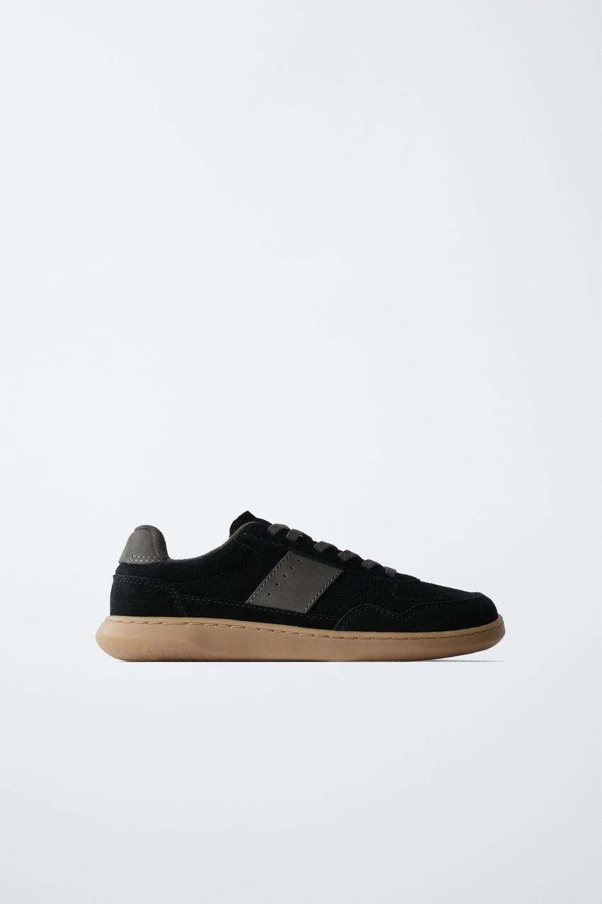 ZARA LEATHER BAREFOOT SNEAKERS — photo 1
