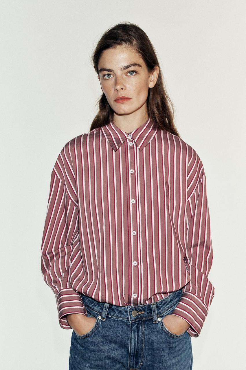 ZARA STRIPED SHIRT — photo 1