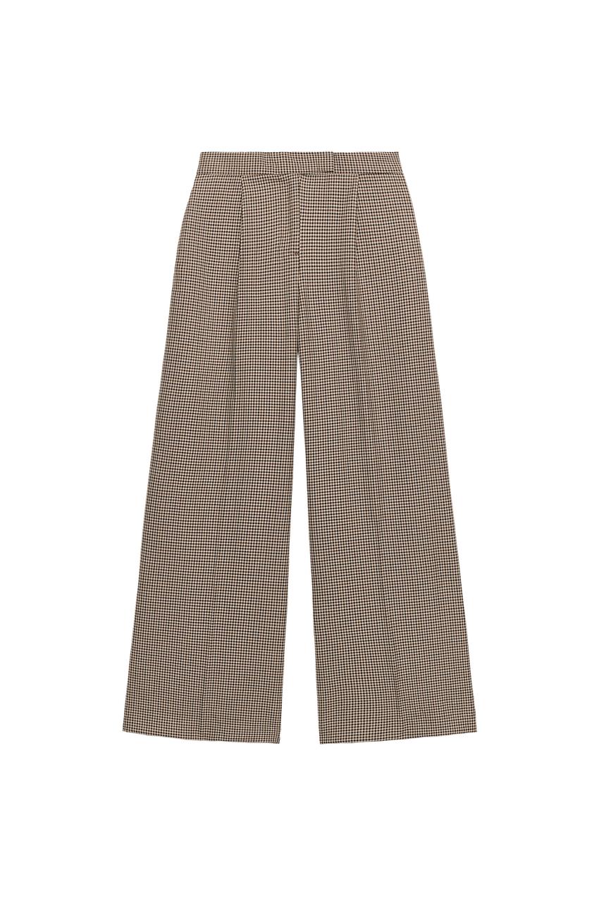 ZARA WIDE-LEG DARTED PANTS — photo 3