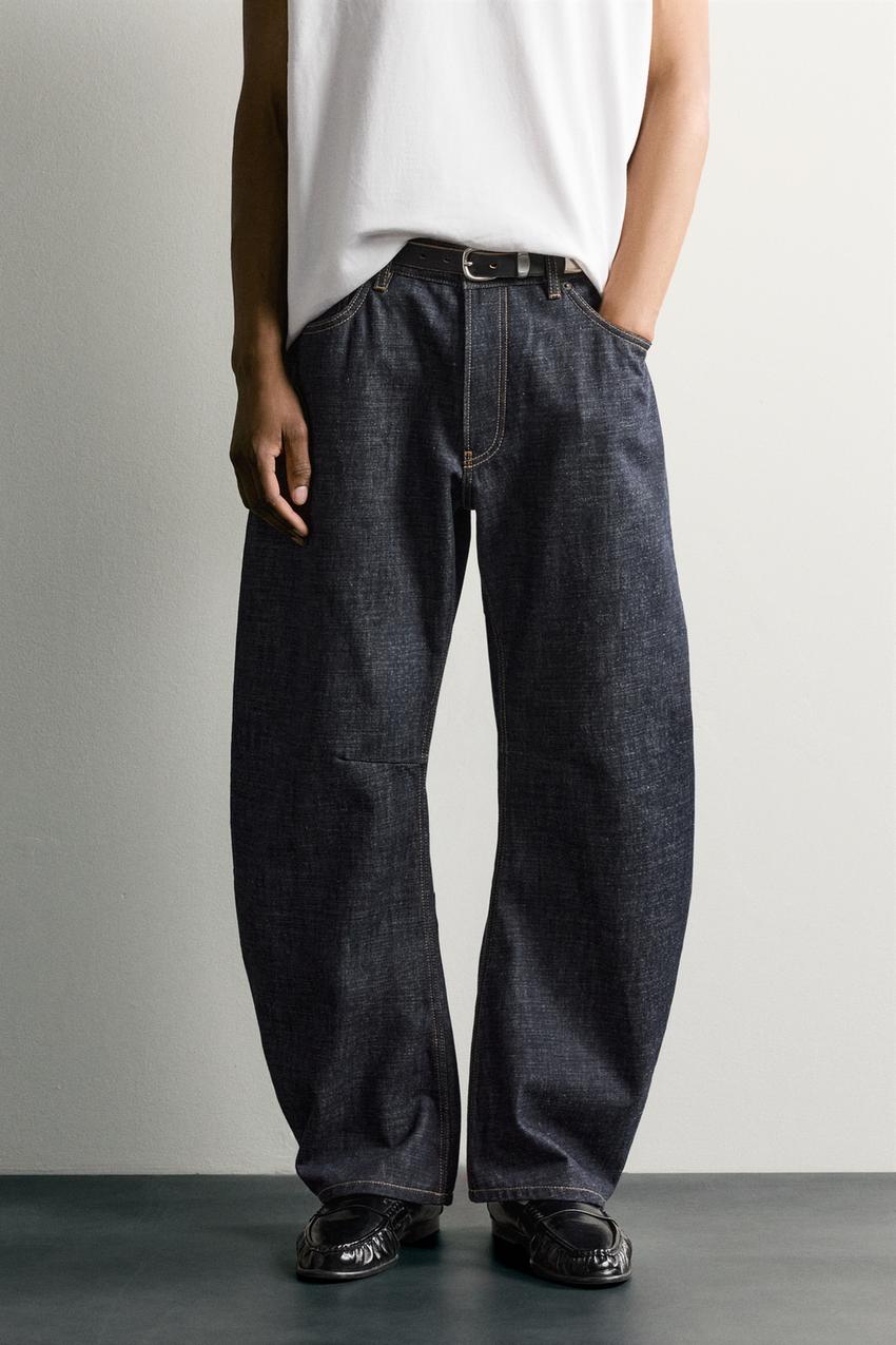ZARA STRAIGHT BARREL FIT JEANS — photo 2
