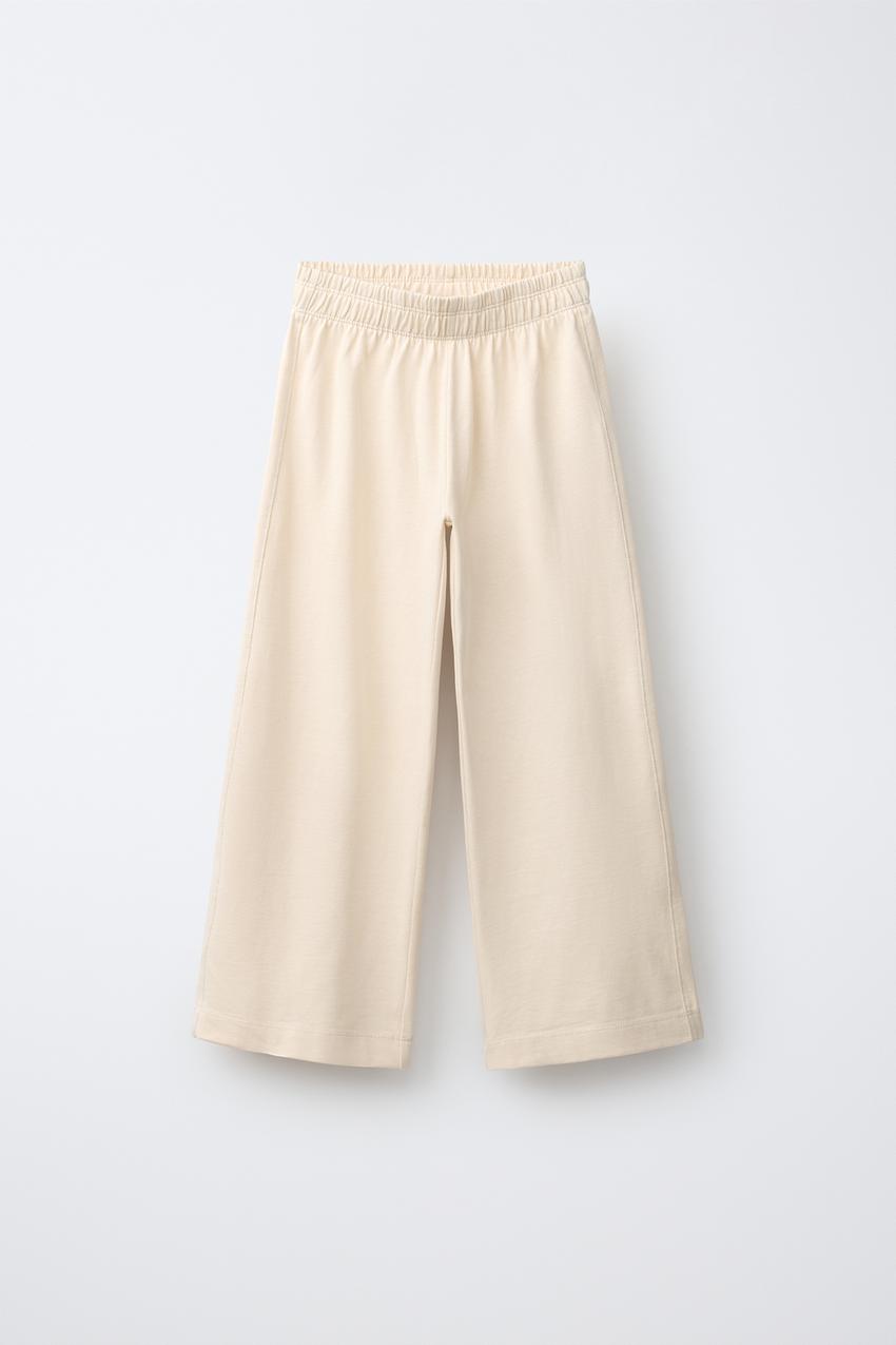 ZARA HEAVYWEIGHT WIDE LEG PANTS — photo 1