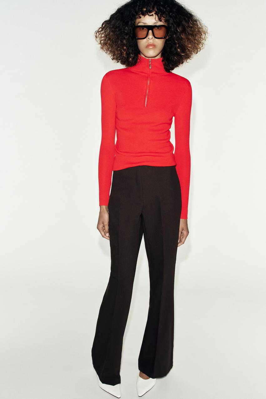 ZARA LOW-RISE FLARE PANTS — photo 2