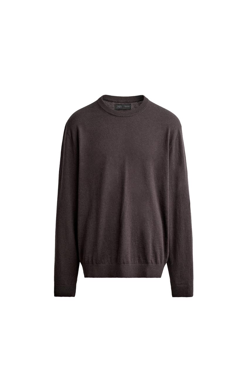 ZARA COTTON-CASHMERE REGULAR FIT SWEATER — photo 3