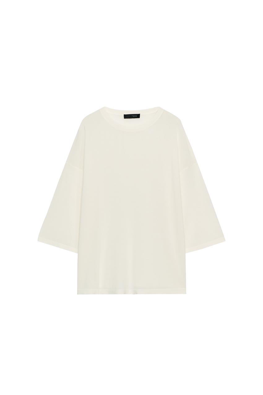 ZARA THREE-QUARTER SLEEVE KNIT TOP — photo 3