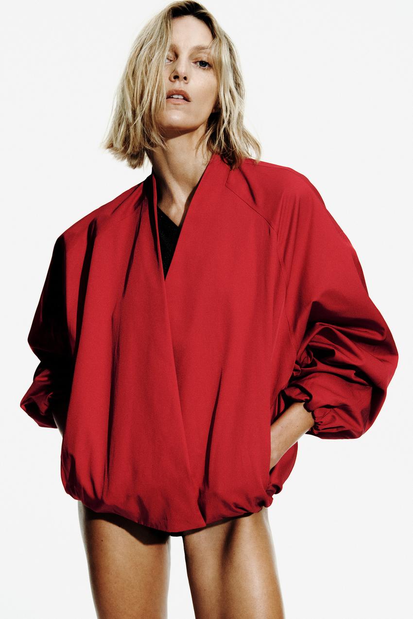 ZARA ZW COLLECTION BOMBER JACKET — photo 1