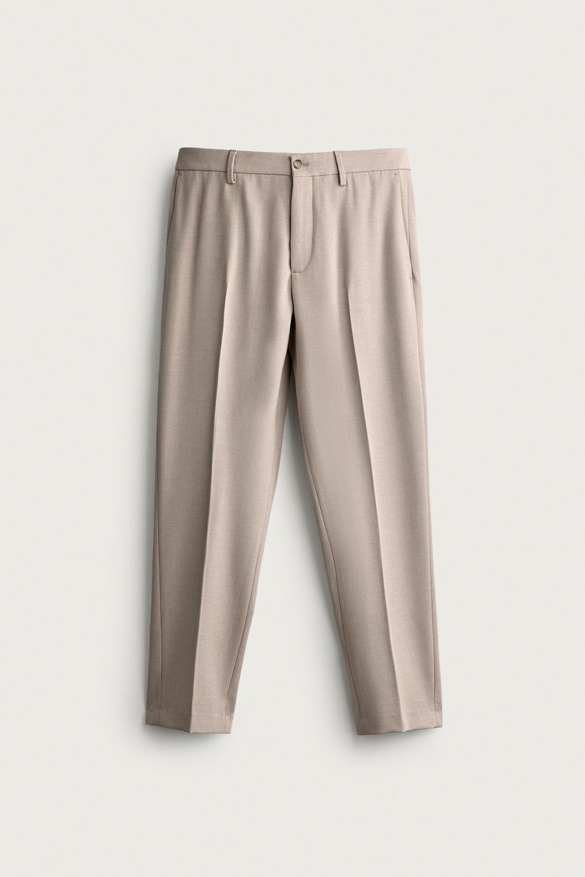 ZARA SLIM FIT SUIT PANTS — photo 1