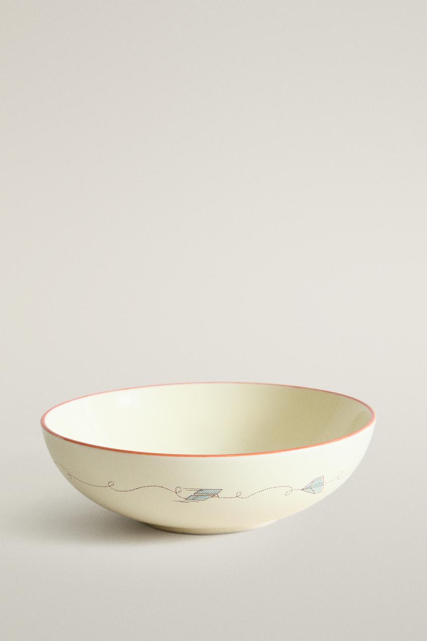 ZARA KIDS' CERAMIC DINOSAUR BOWL — photo 1