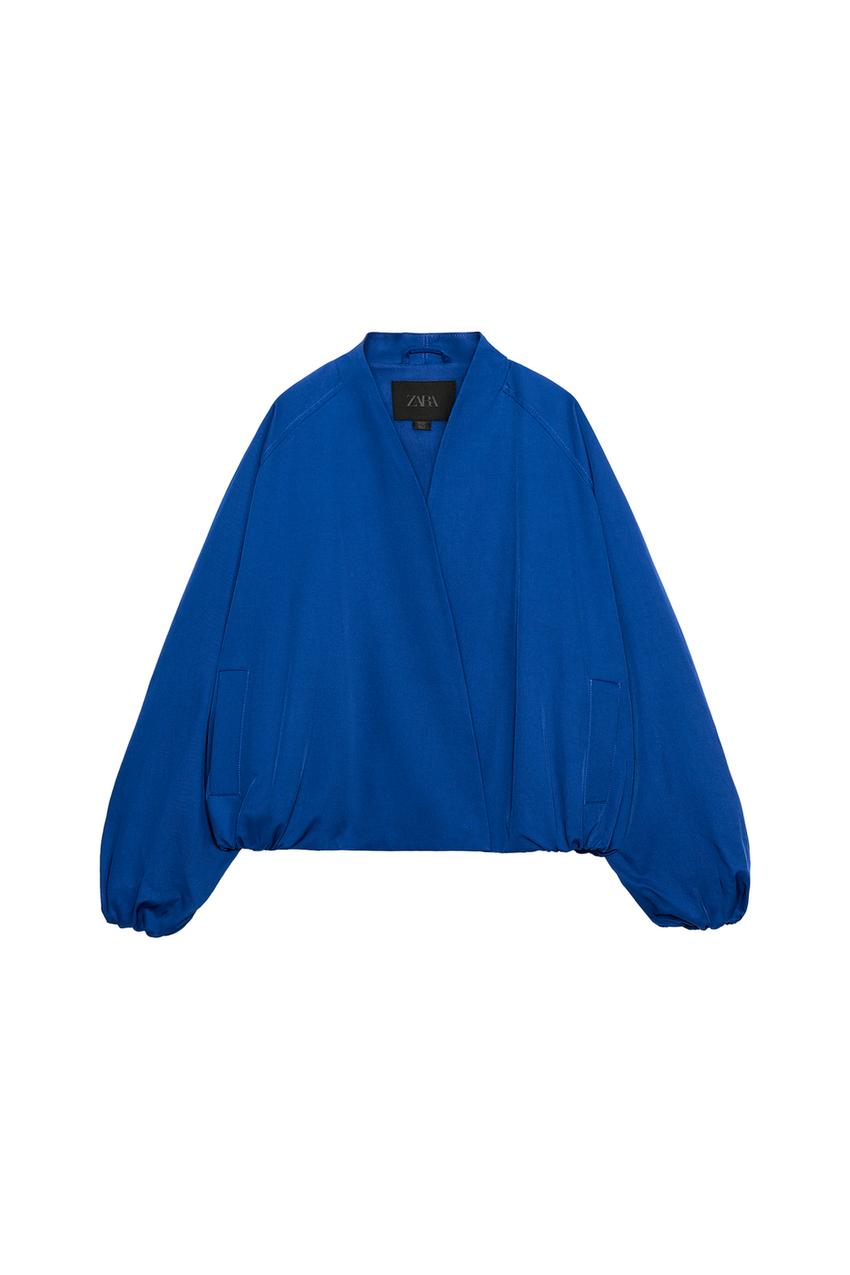 ZARA ZW COLLECTION BOMBER JACKET — photo 3