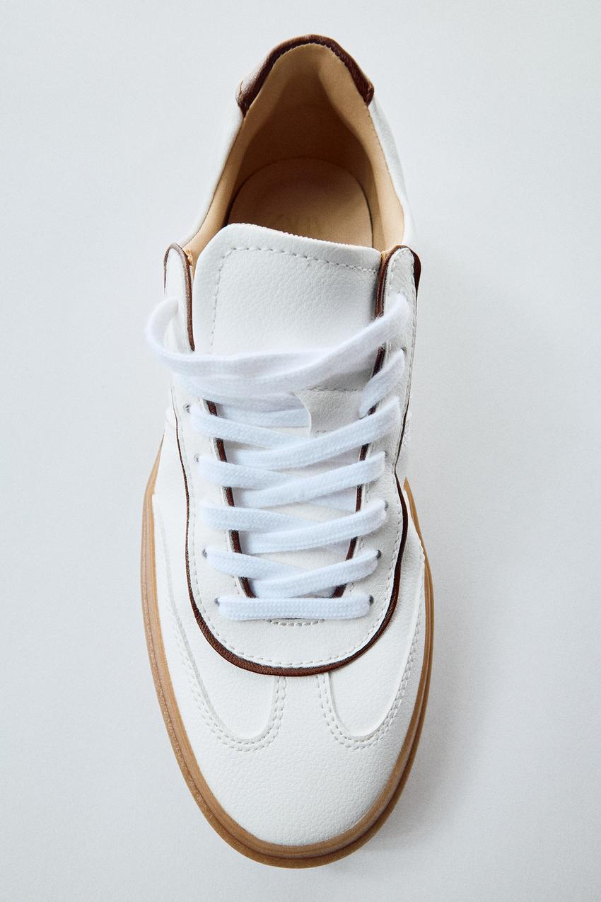 ZARA CONTRAST SNEAKERS — photo 1