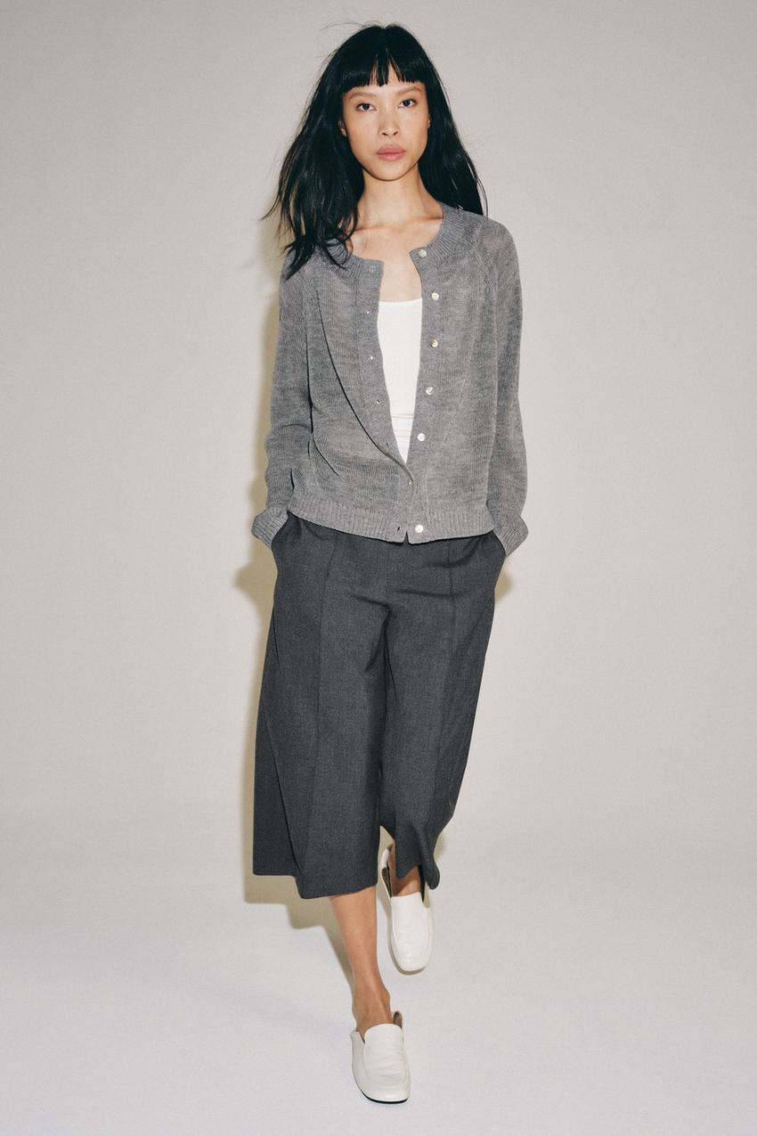 ZARA WOOL-BLEND CARDIGAN — photo 2